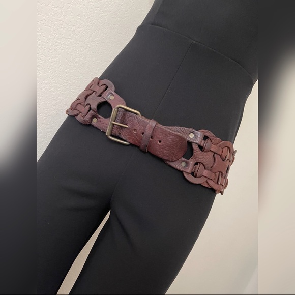Motif55 Woven leather Belt main image 8